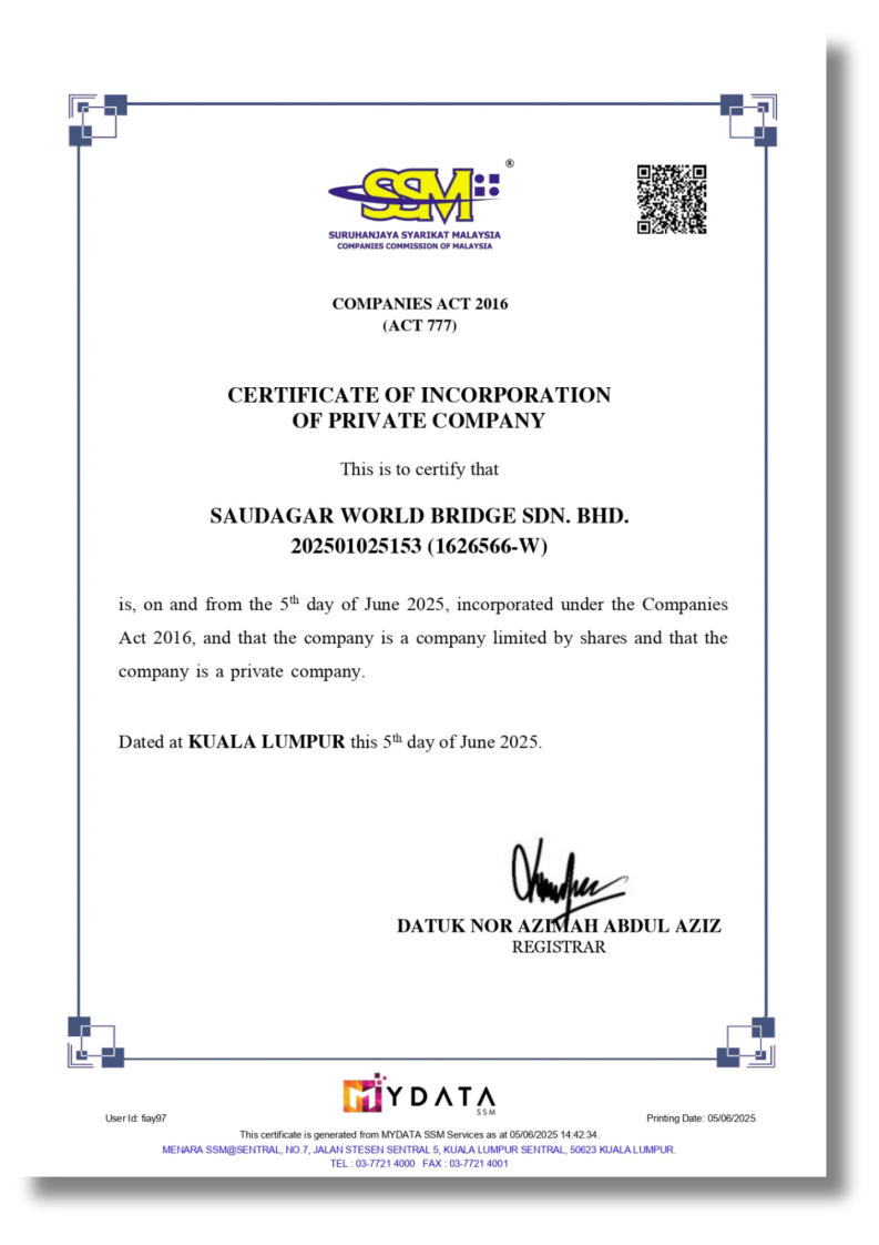SSM SWB SDN. BHD.